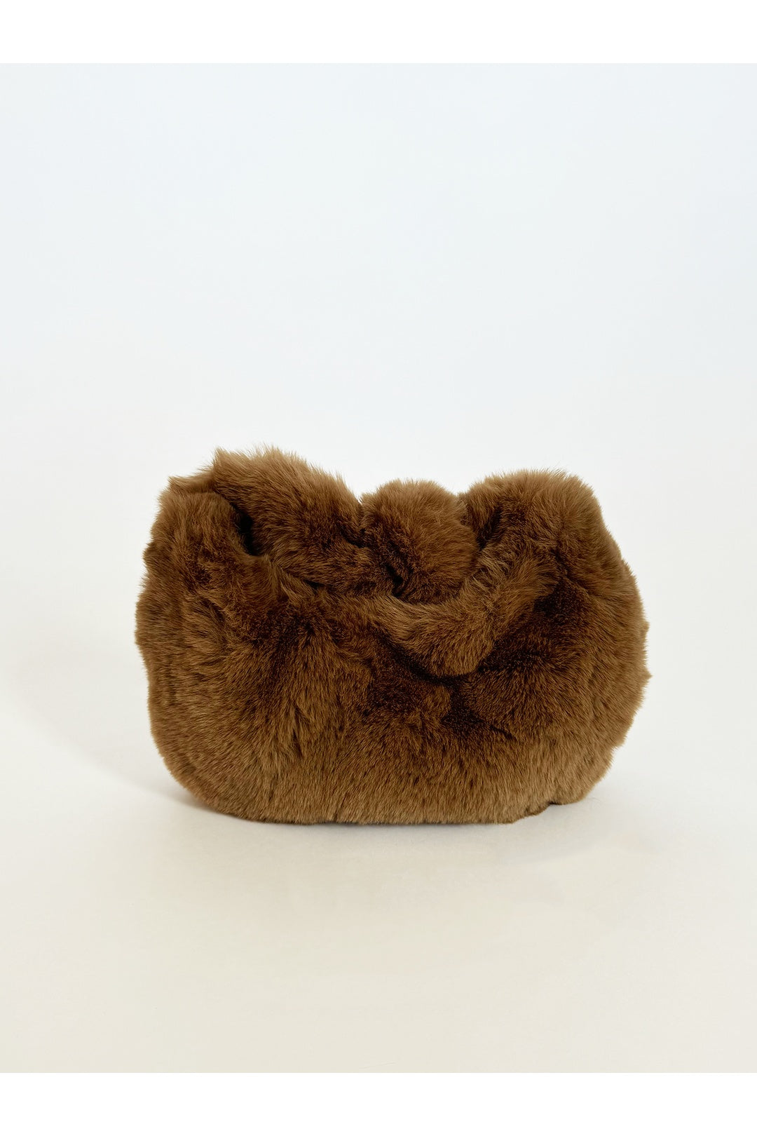 Brown Faux Fur Soft Grab Bag, Image 4 of 6