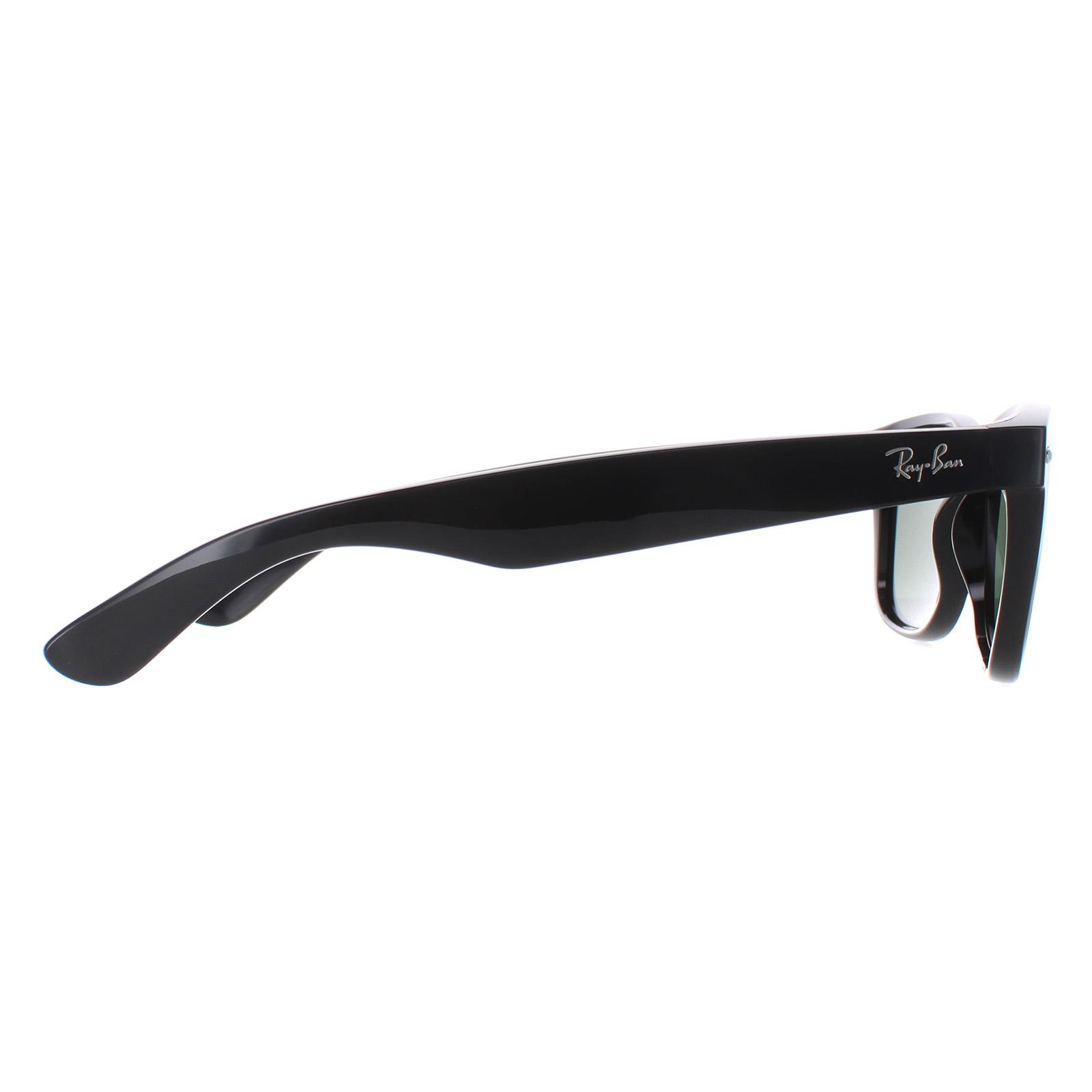 Black Ray-Ban Black Rectangle Black Green Sunglasses, Image 4 of 6