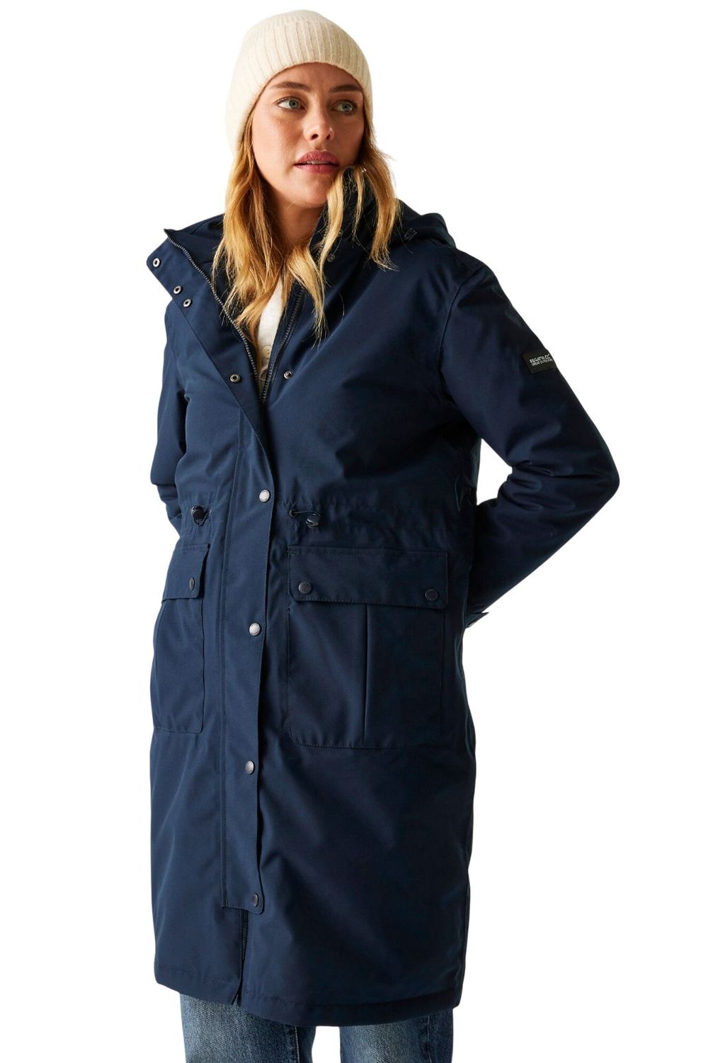 Navy Yannta Insulated Waterproof Jacket, Image 4 of 6