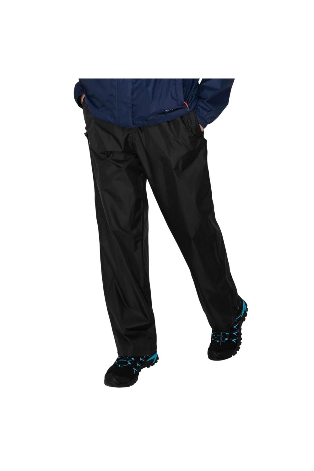 Black Packaway Waterproof Trousers, Image 3 of 5
