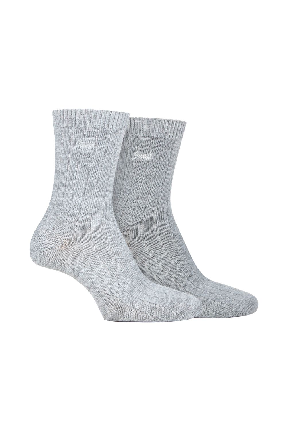 Grey 2 Pack Performance Polyester Boot Socks, Image 1 of 3