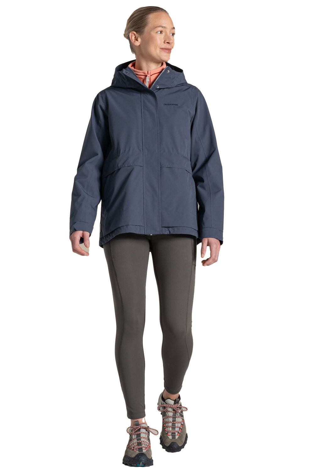 Charcoal National Trust Cinquefoil Waterproof Jacket, Image 4 of 4