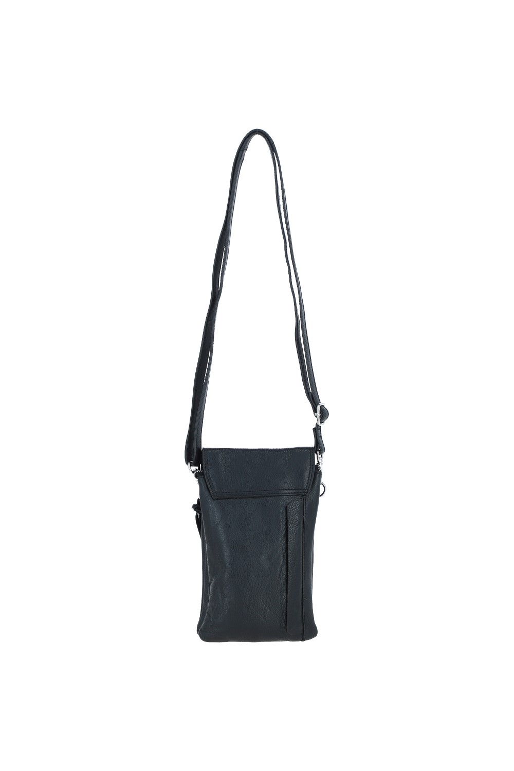 Black 'York' Real Leather Smartphone Crossbody Bag, Image 4 of 5