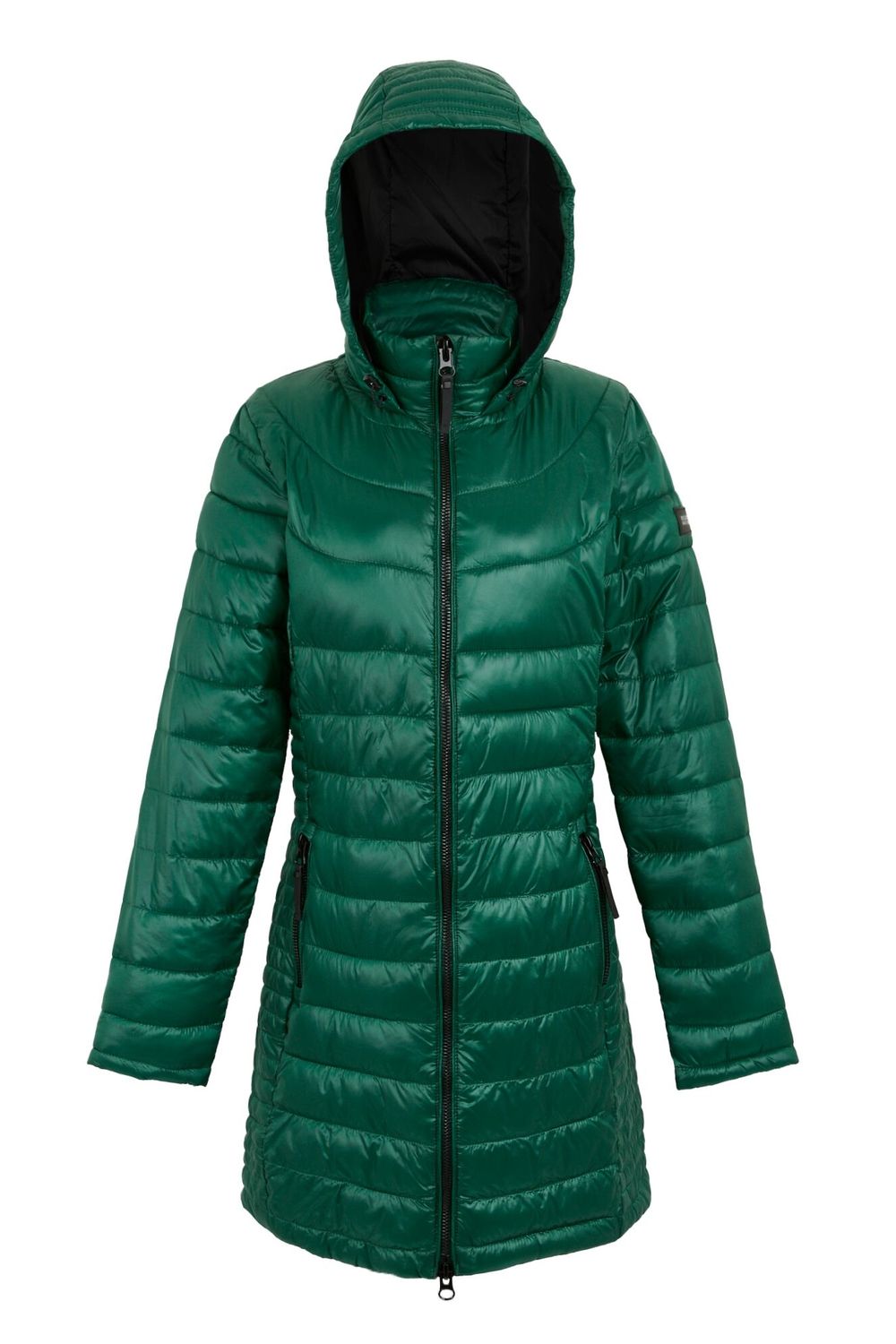 Dark Green Regatta Dark Green Andel IV Quilted Baffled Jacket, Image 1 of 4