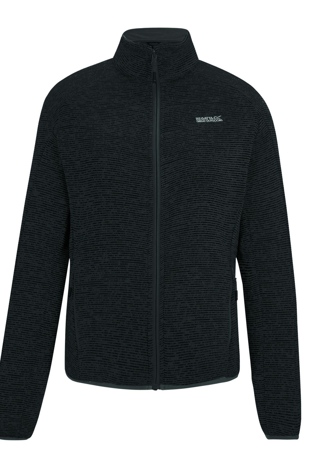 Black Newhill Full Zip Fleece Jacket, Image 2 of 5