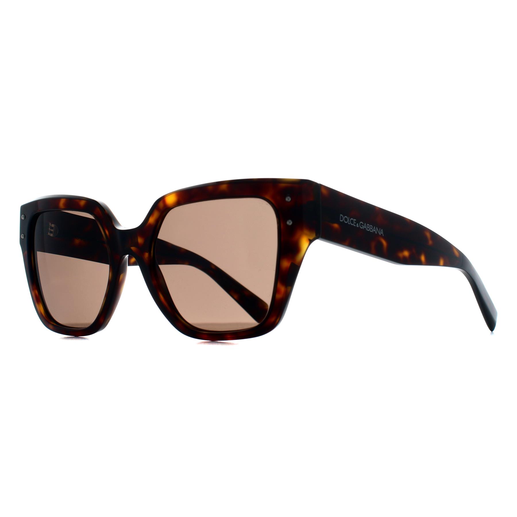 Brown Dolce and Gabbana Brown Square Havana Dark Brown DG4471, Image 2 of 3