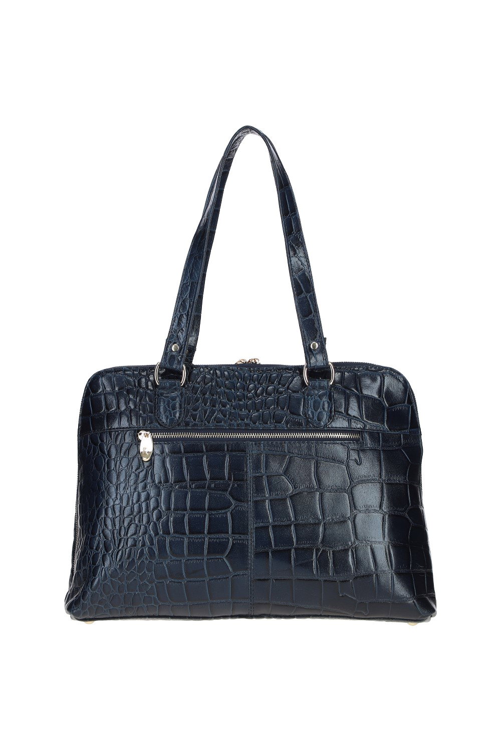 Navy 'Riviera Chic' Real Leather Bag, Image 3 of 4