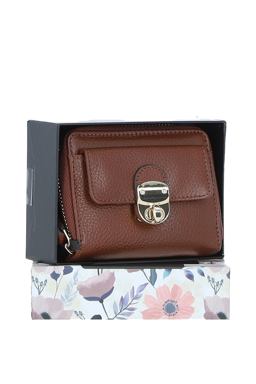 Tan Ashwood Leather Tan 'Sorellia' Real Leather Purse, Image 2 of 4