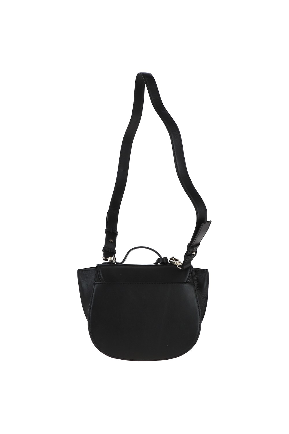 Black 'Donata' Cambridge Style Saddlebag, Image 4 of 4