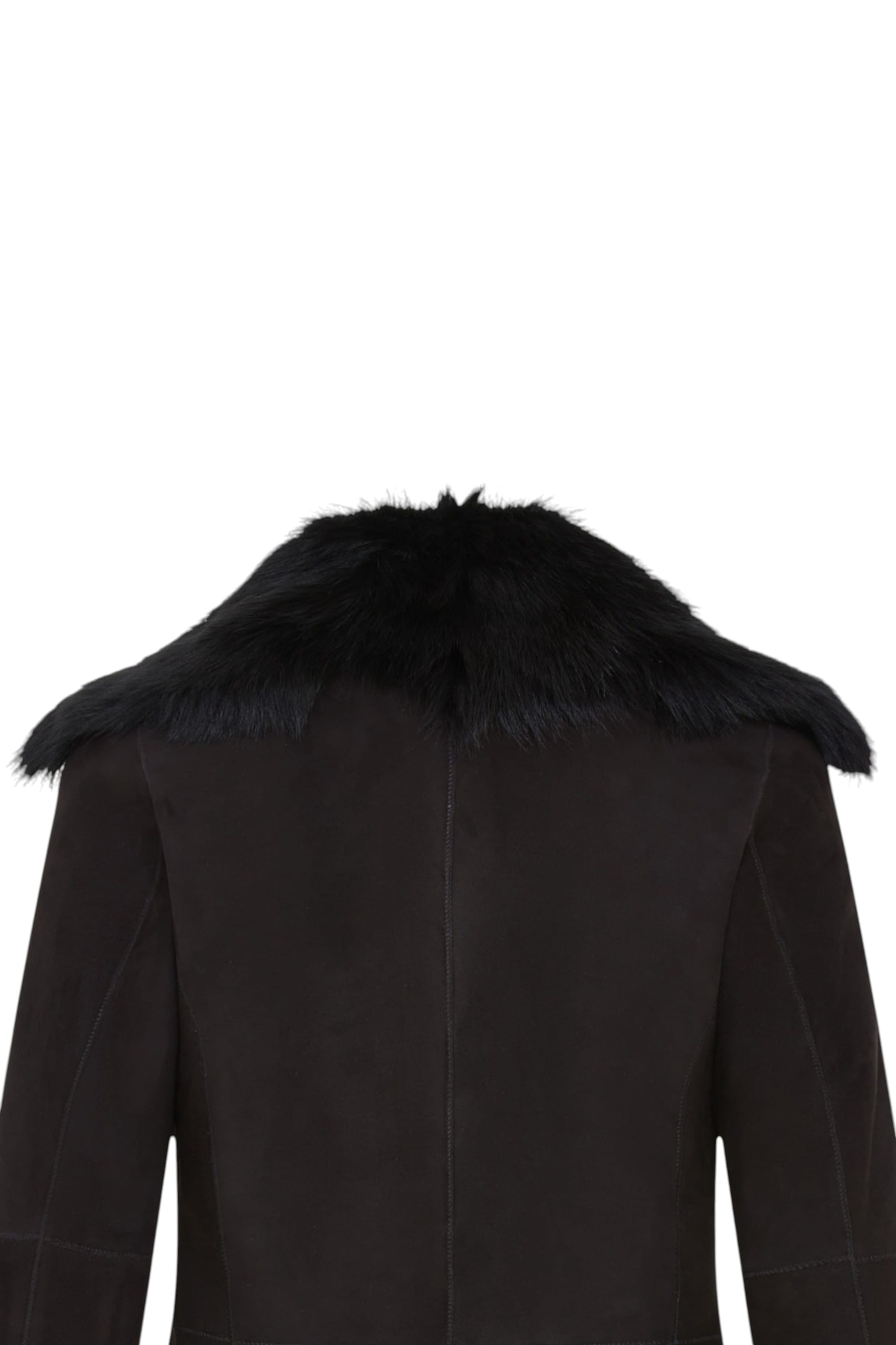Black Infinity Leather Black Sheep Toscana Shearling Leather Jacket, Image 7 of 7