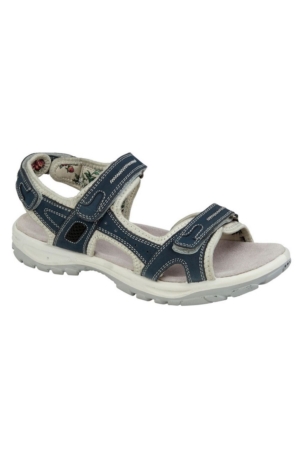 Denim Leather Sports Sandals, Image 1 of 2