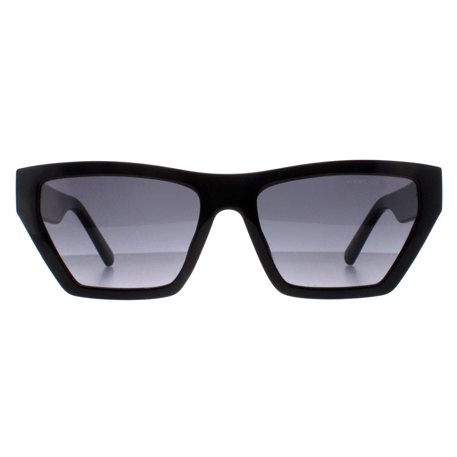 Black Cat Eye Shiny Black Dark Grey Gradient MARC 657/S, Image 1 of 4
