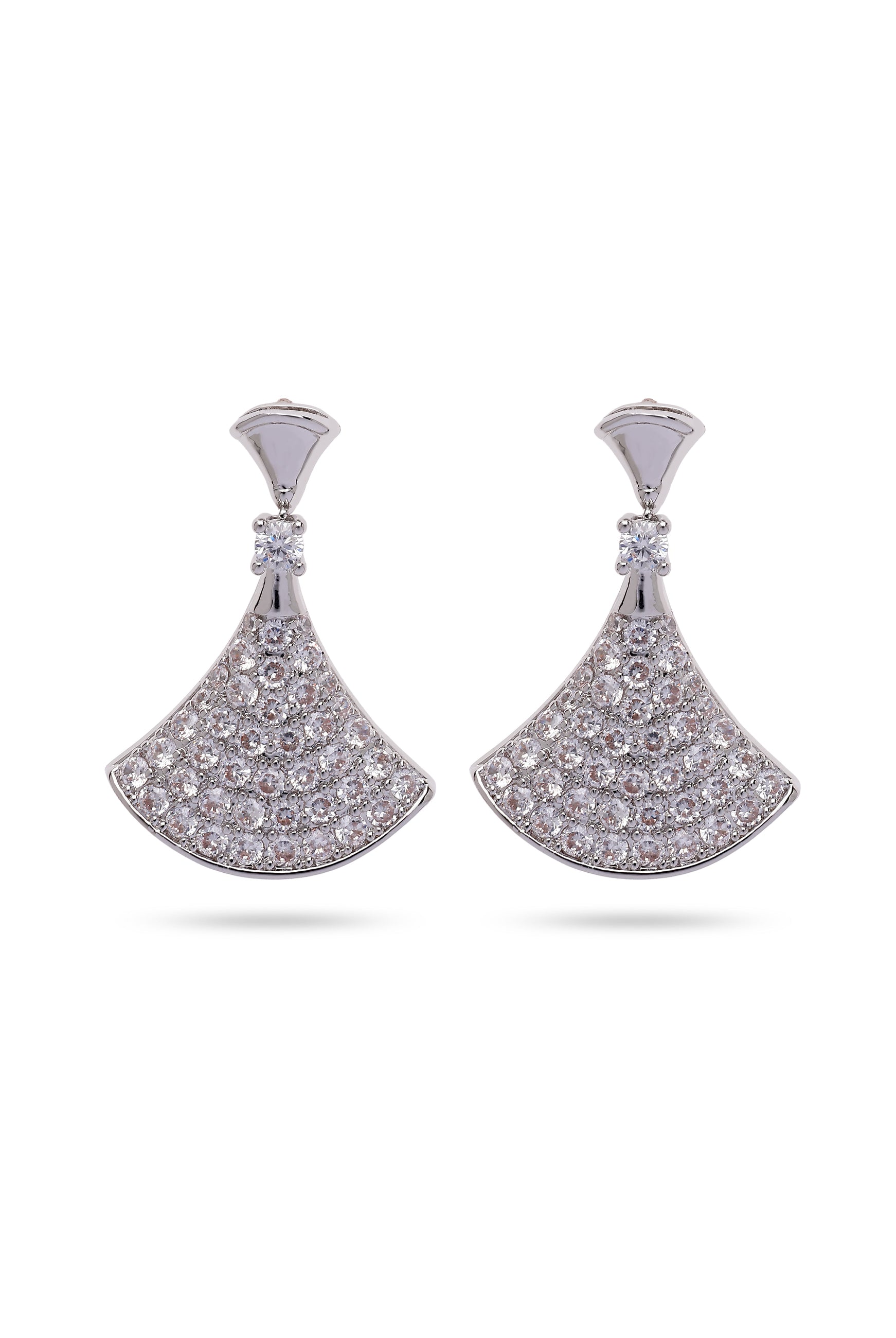 Metallic Shimmering Classy Drop Earrings