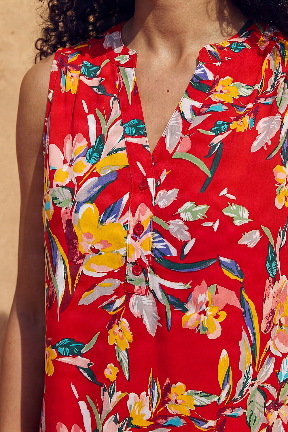Red Floral ITY Top, Image 5 of 4