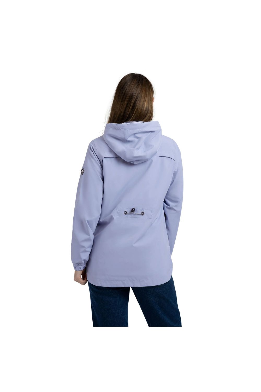 Light Blue Flourish Waterproof Jacket, Image 4 of 4