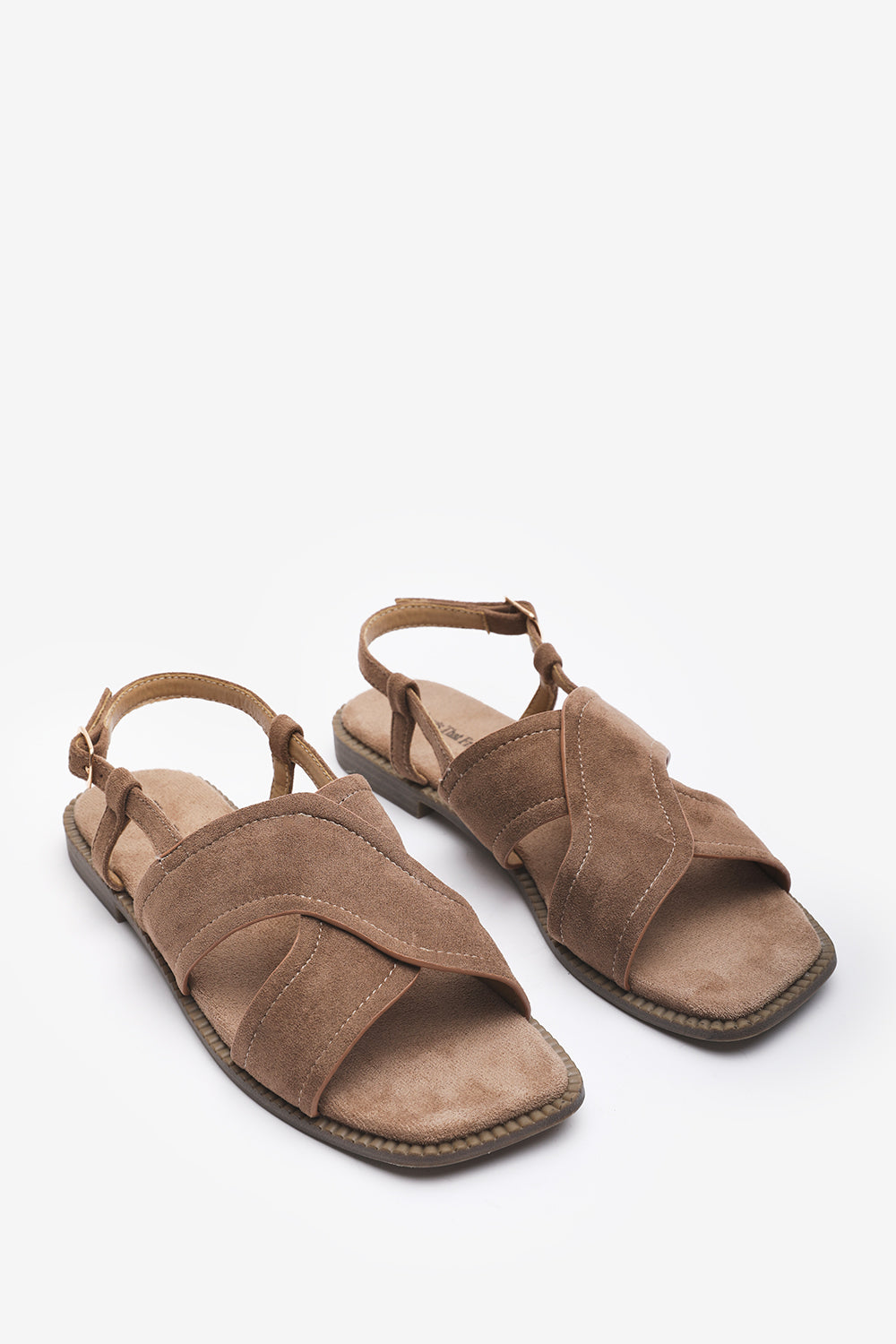 Camel Where's That From Camel Cavina Square Toe Slingback Sandals, Image 4 of 6