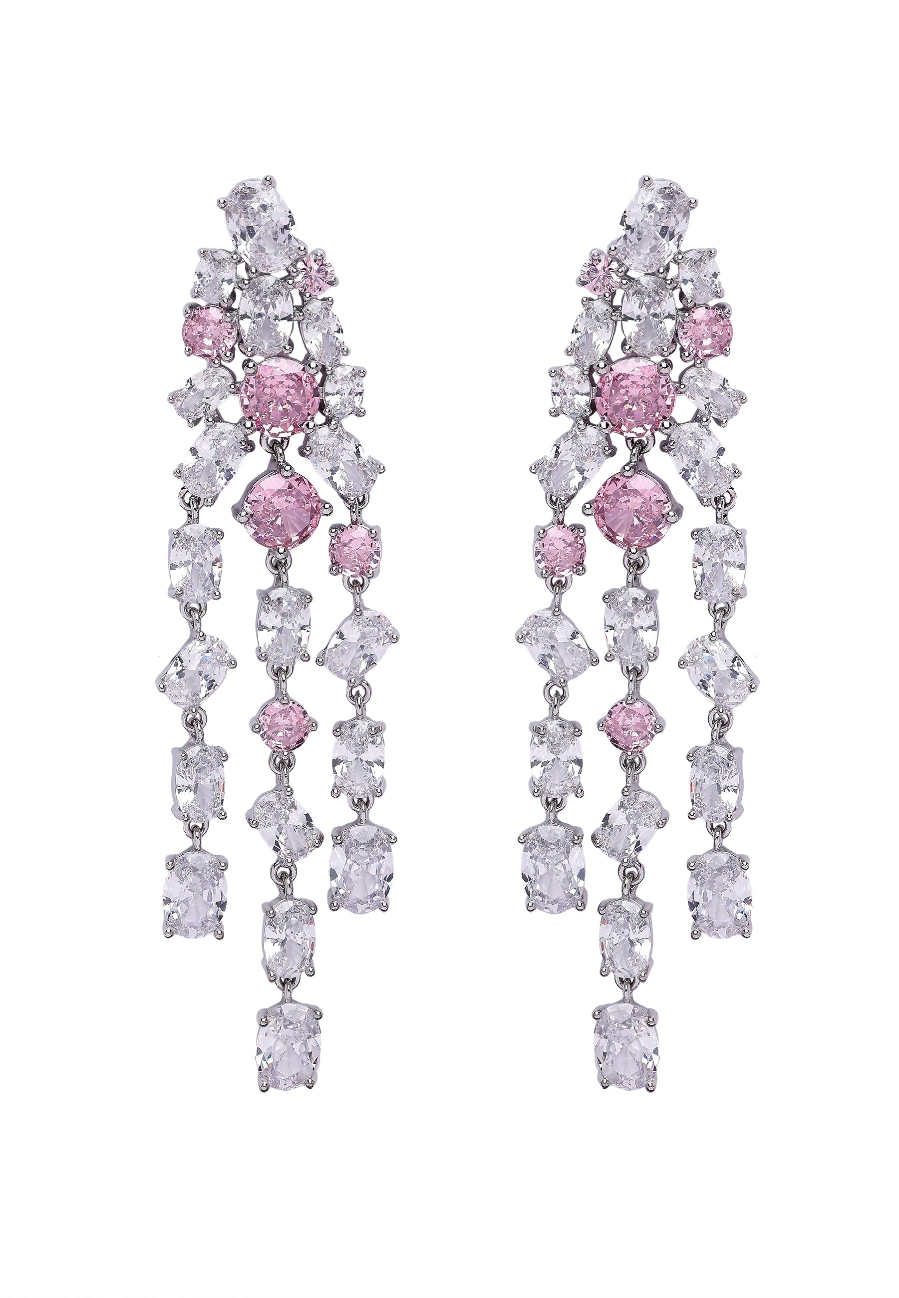 Pink Diva Gorgeous Tassel Earrings