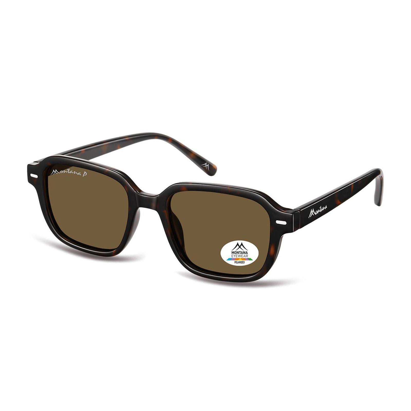 Brown Montana Brown Rectangle Havana Brown Polarized MP177, Image 2 of 3