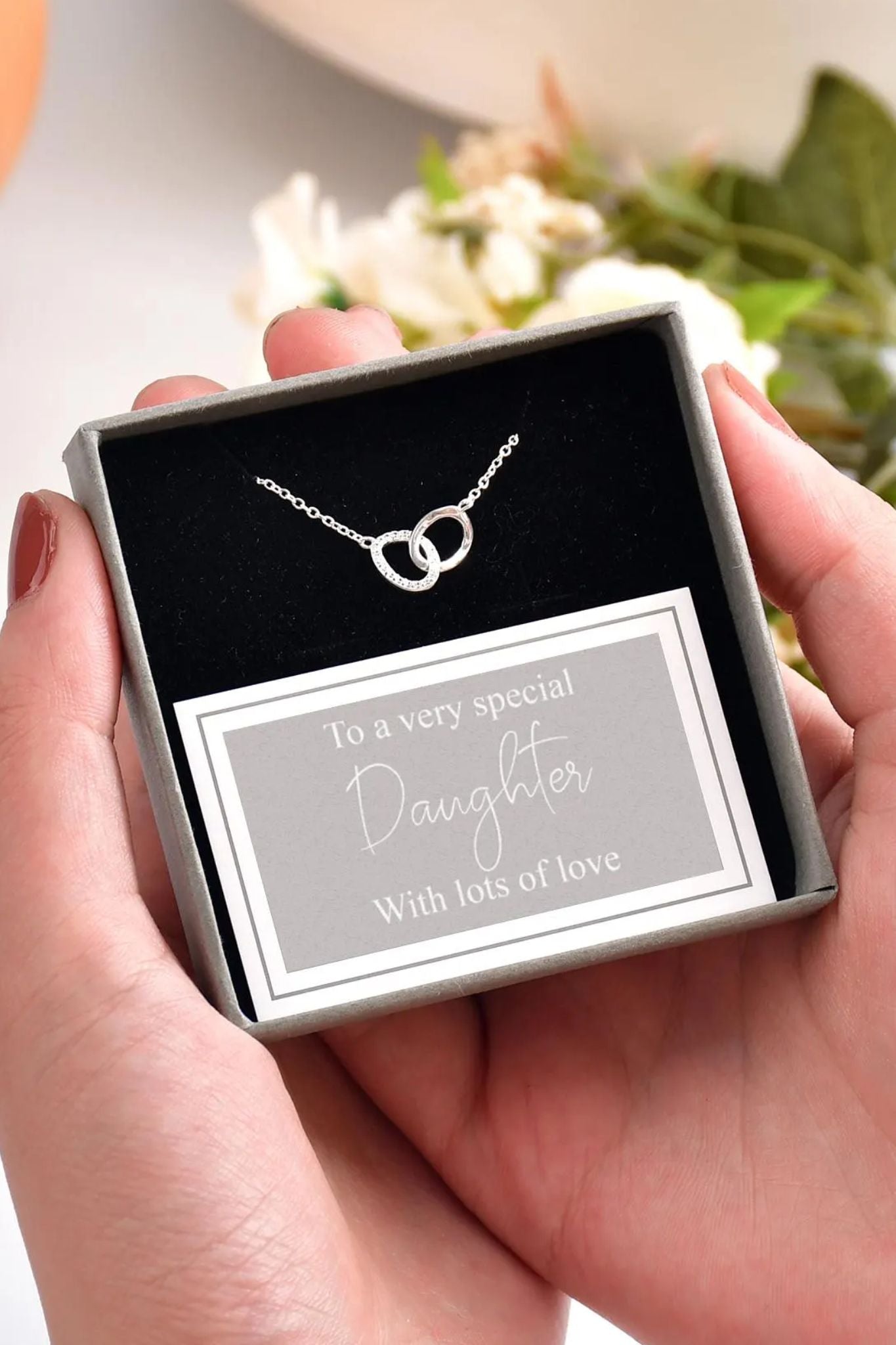 Silver Mother Daughter Gift Silver Infinity Braclet, Image 1 of 4