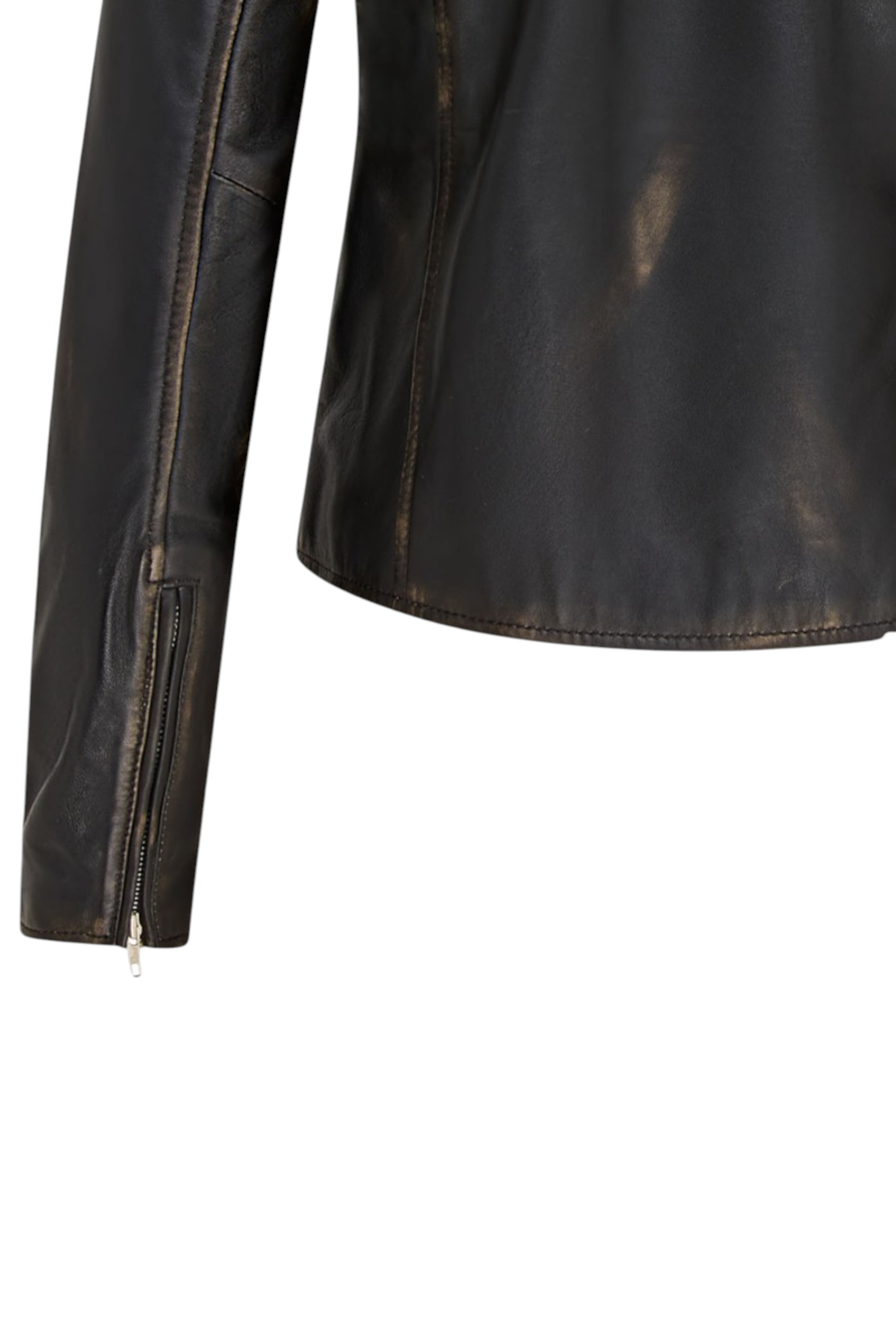 Tortoishell Infinity Leather Tortoishell Classic Brando Biker Leather Jacket, Image 8 of 8