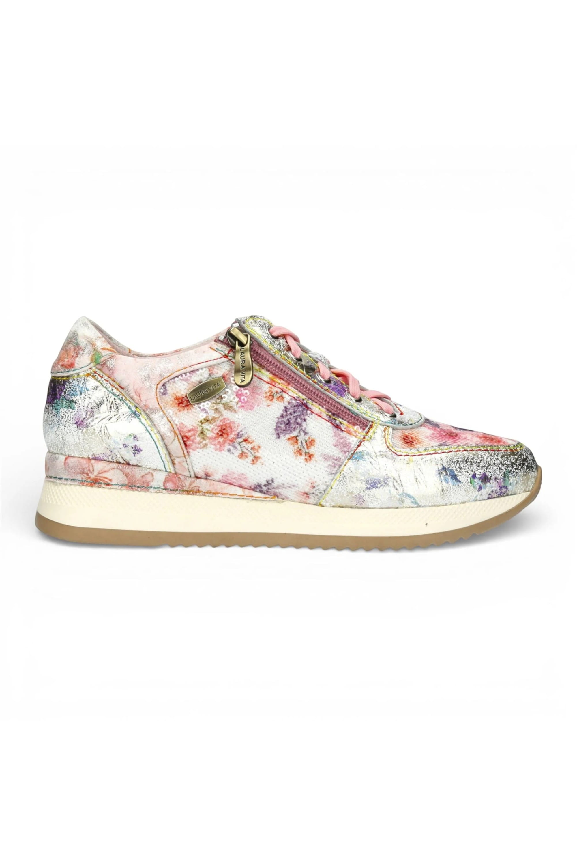 Pink Womens Trainers Sneaker Shoes-GYCMO-58, Image 1 of 7