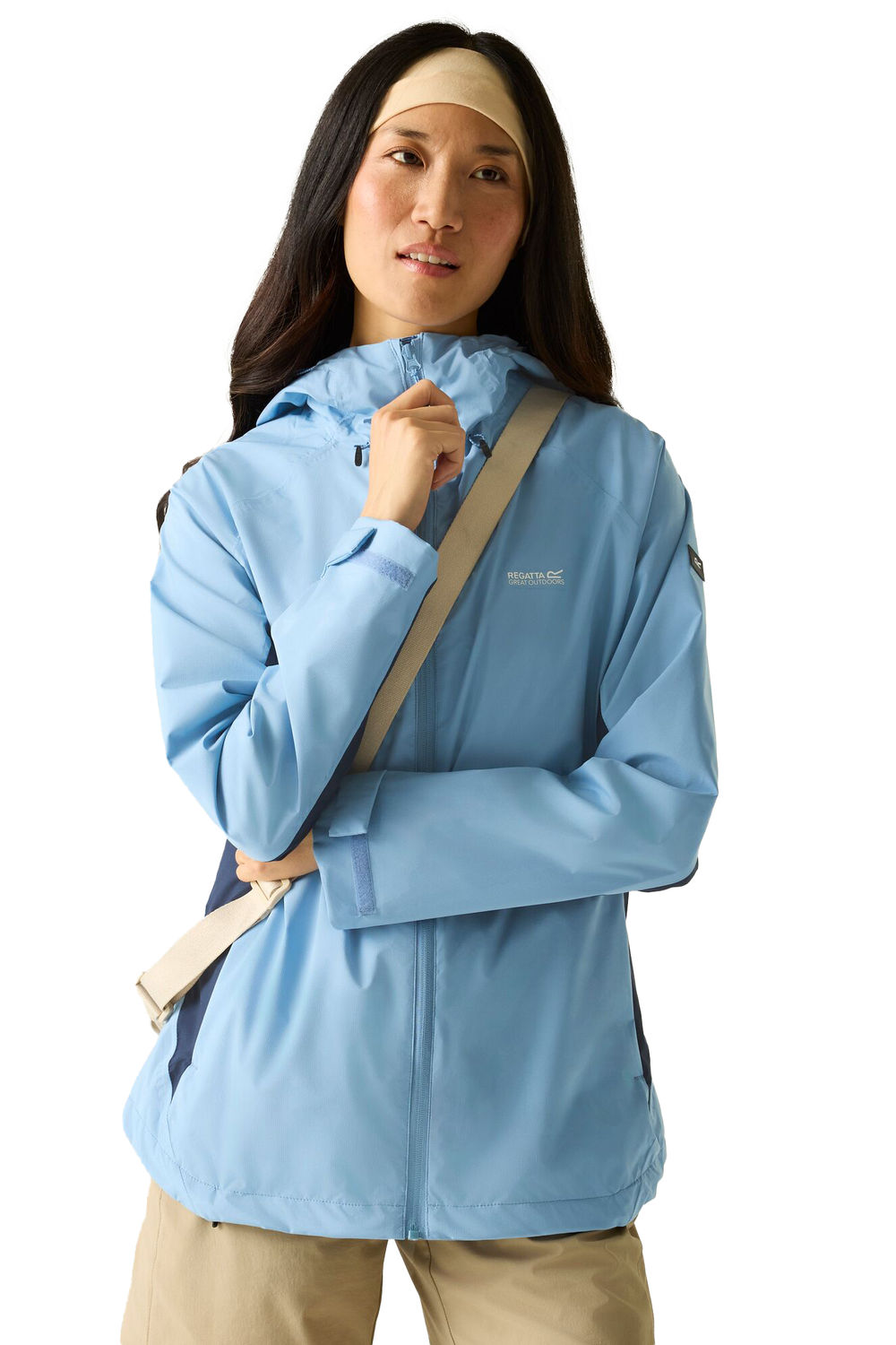 Light Denim Regatta Light Denim Freesdale Waterproof Jacket, Image 4 of 4