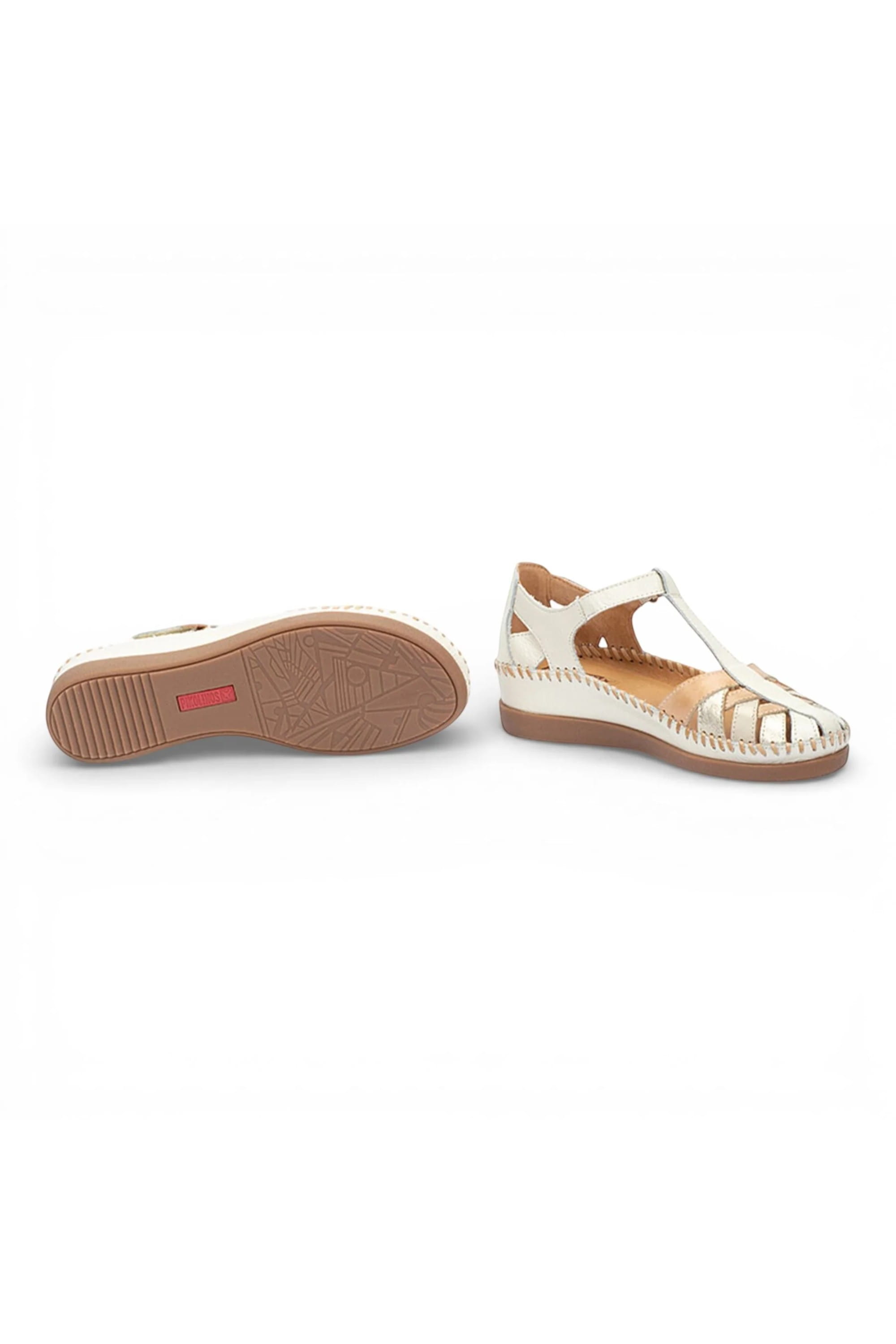 White Womens Soft Semi-Open Sandal-W8K-0705C1, Image 7 of 8