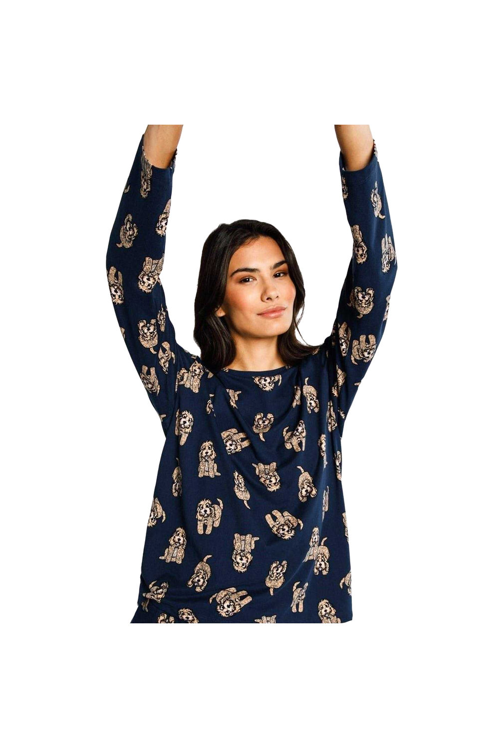Navy Puppy Pyjama Set, Image 5 of 5