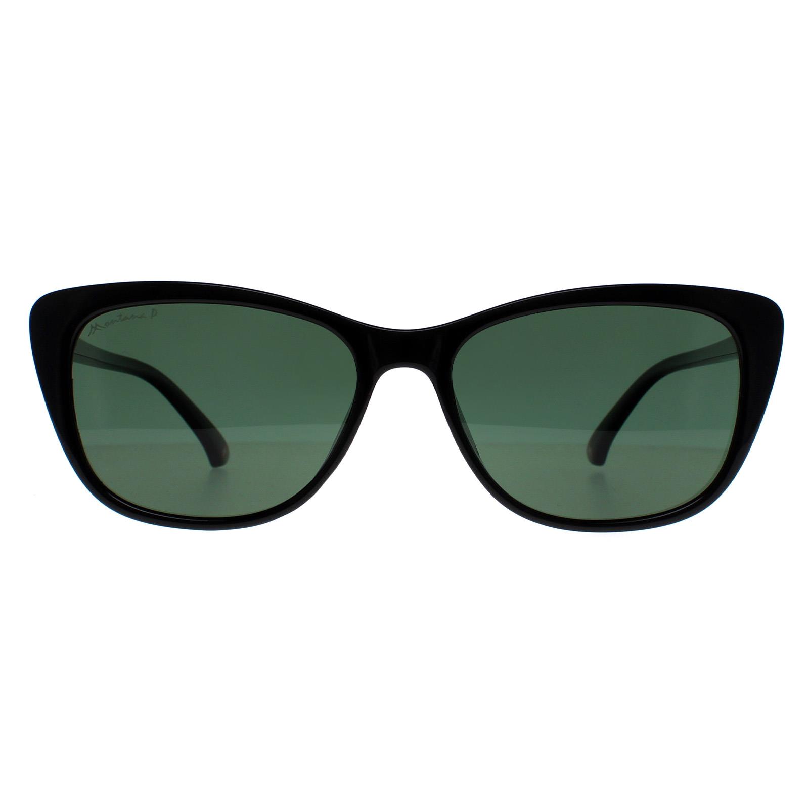 Black Cat Eye Black G15 Green Polarized MP42, Image 1 of 4