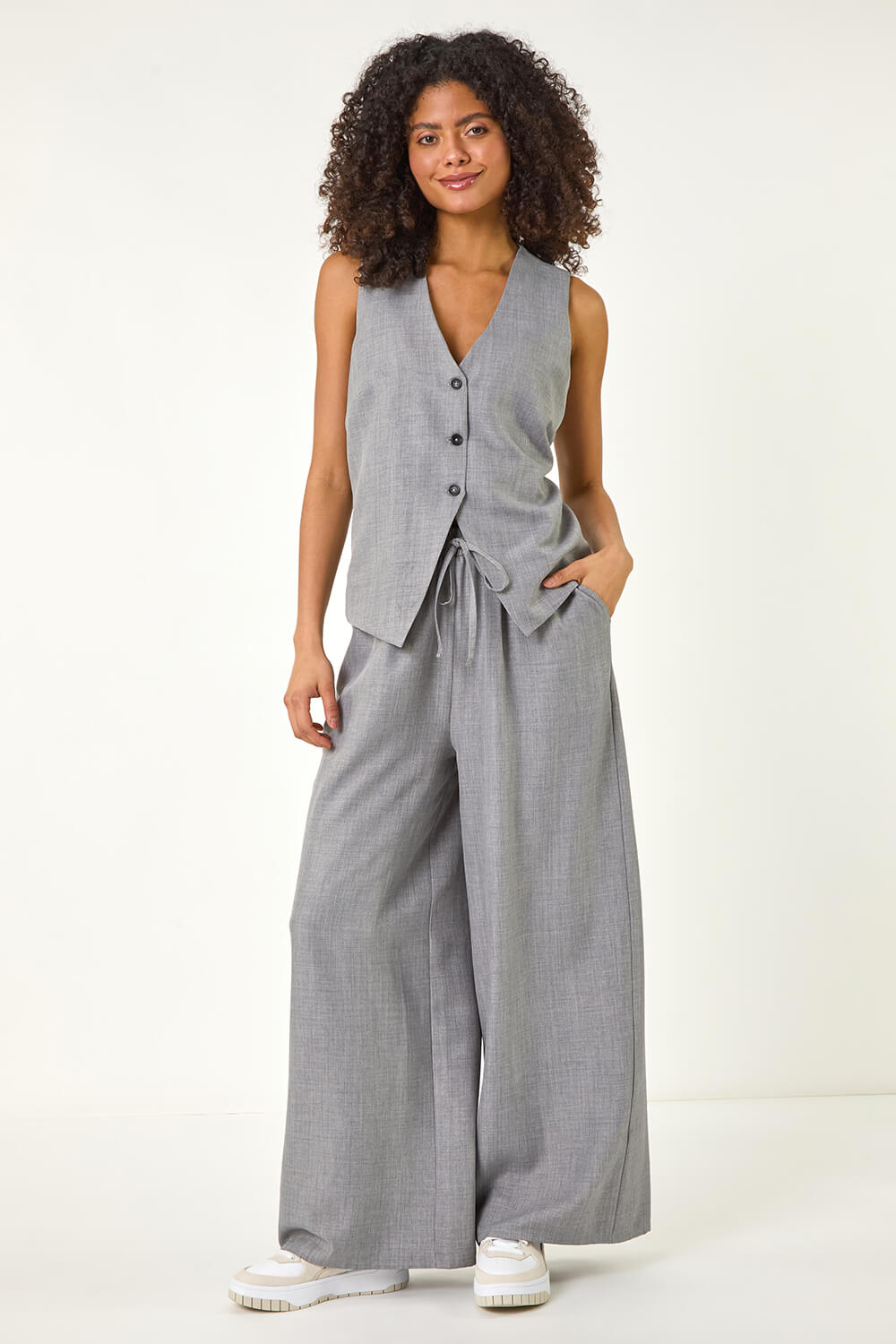 Grey Dusk Waist Coat, Image 3 of 7
