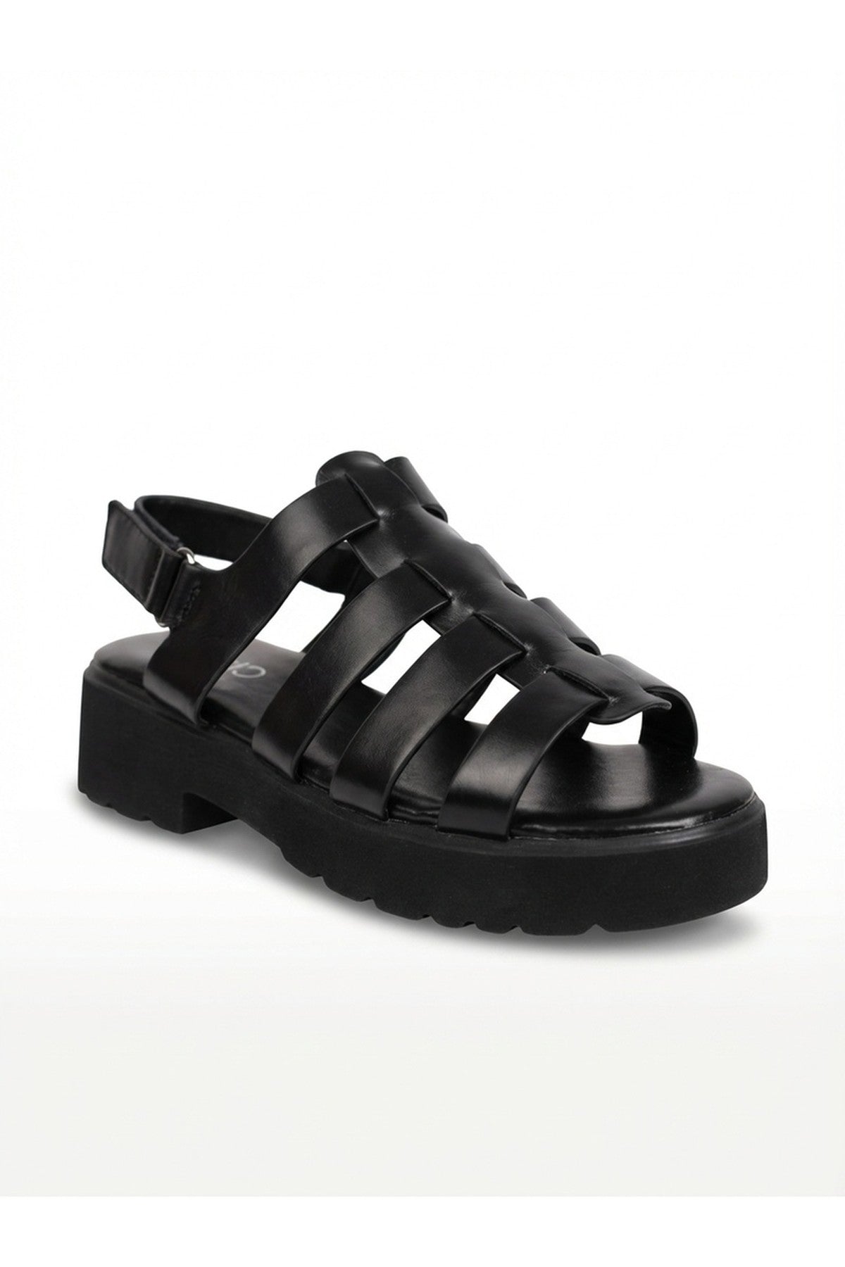 Black Rosa Cage Platform Sandals, Image 5 of 6
