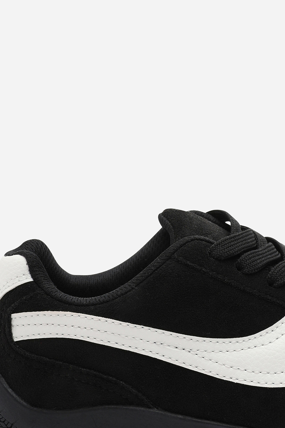 Black 'Venice' Low-Top Lace Up Trainer, Image 7 of 8
