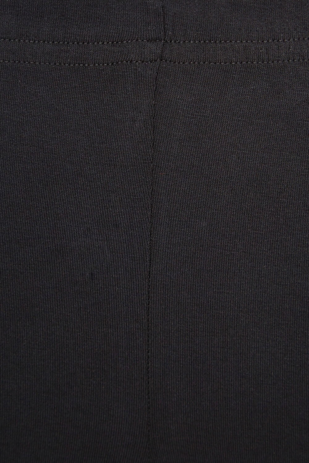 Black Cotton Cropped Leggings, Image 4 of 3