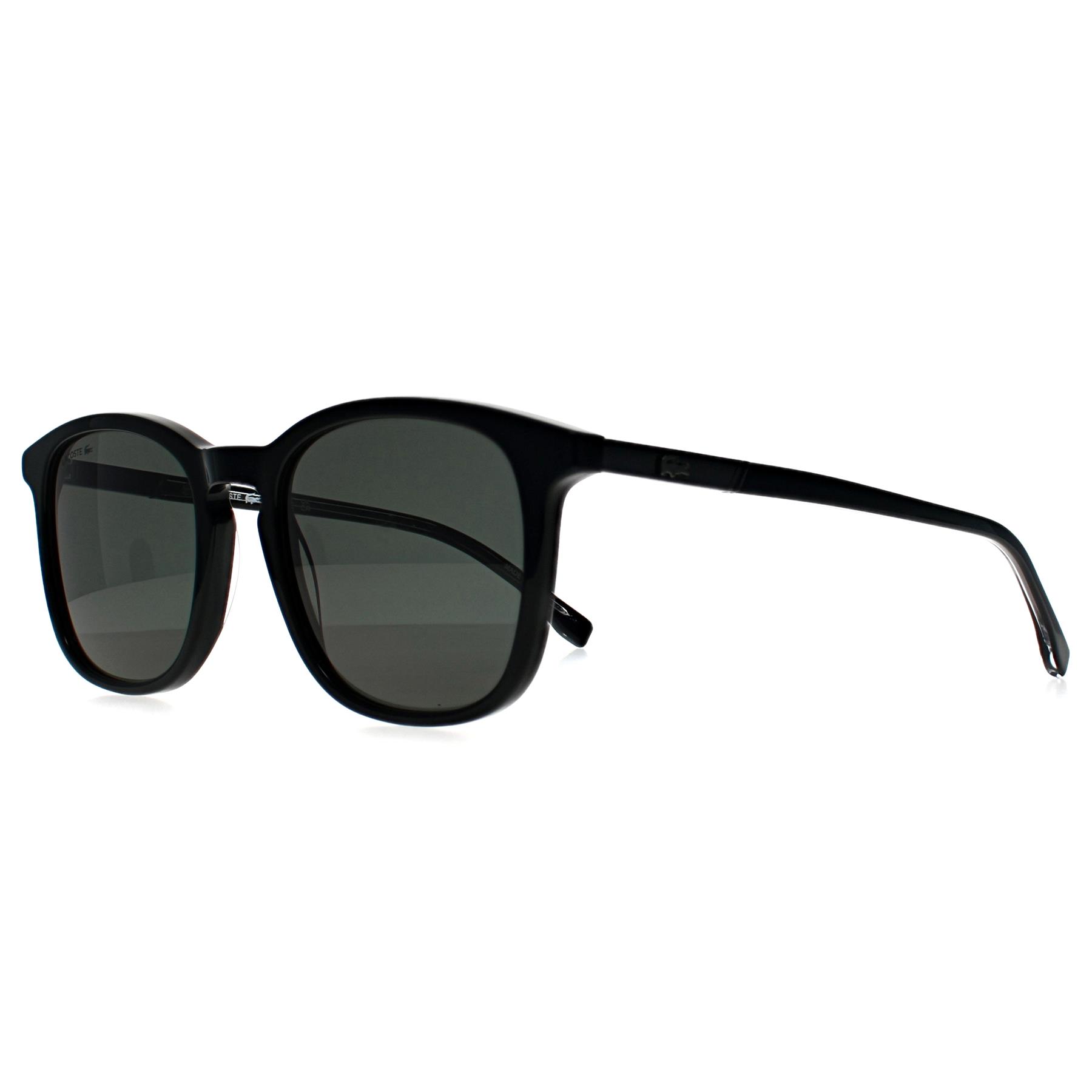 Black Lacoste Black Rectangle Black Green L961S, Image 2 of 3