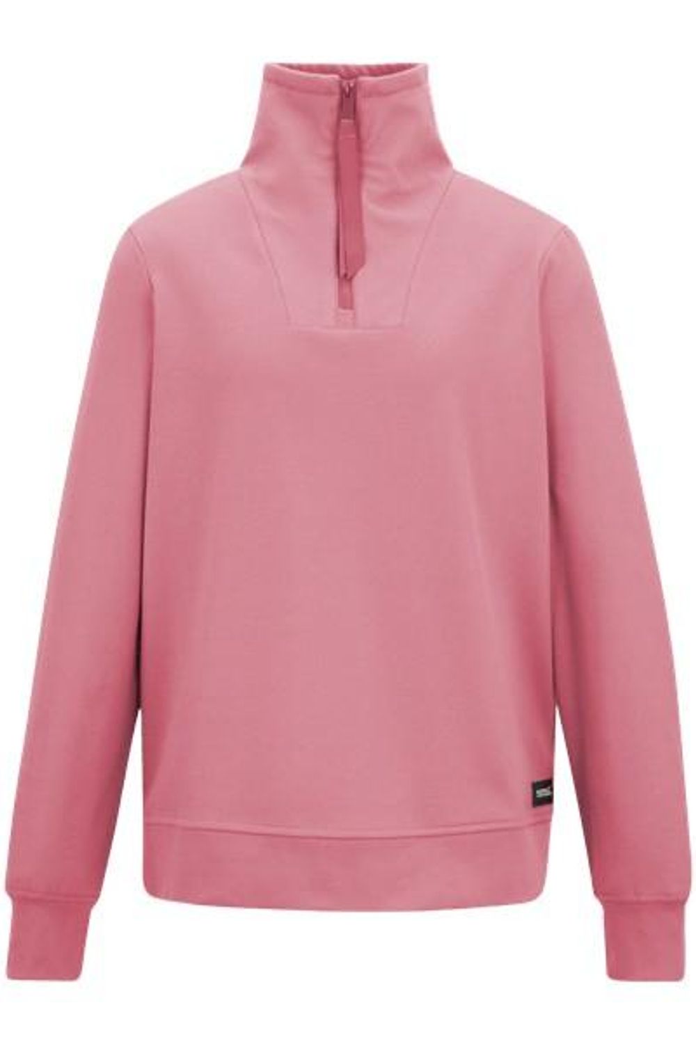 Light Pink Demmi Quarter Zip Fleece Top, Image 1 of 1
