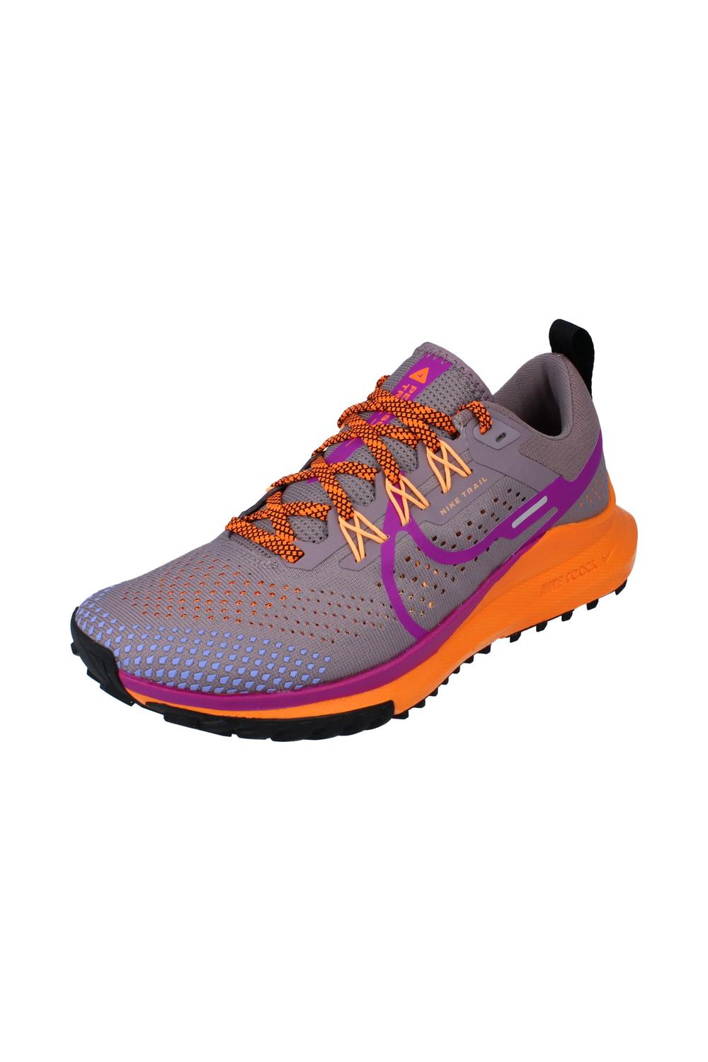 Purple React Pegasus Trail 4 Running Trainers, Image 2 of 6