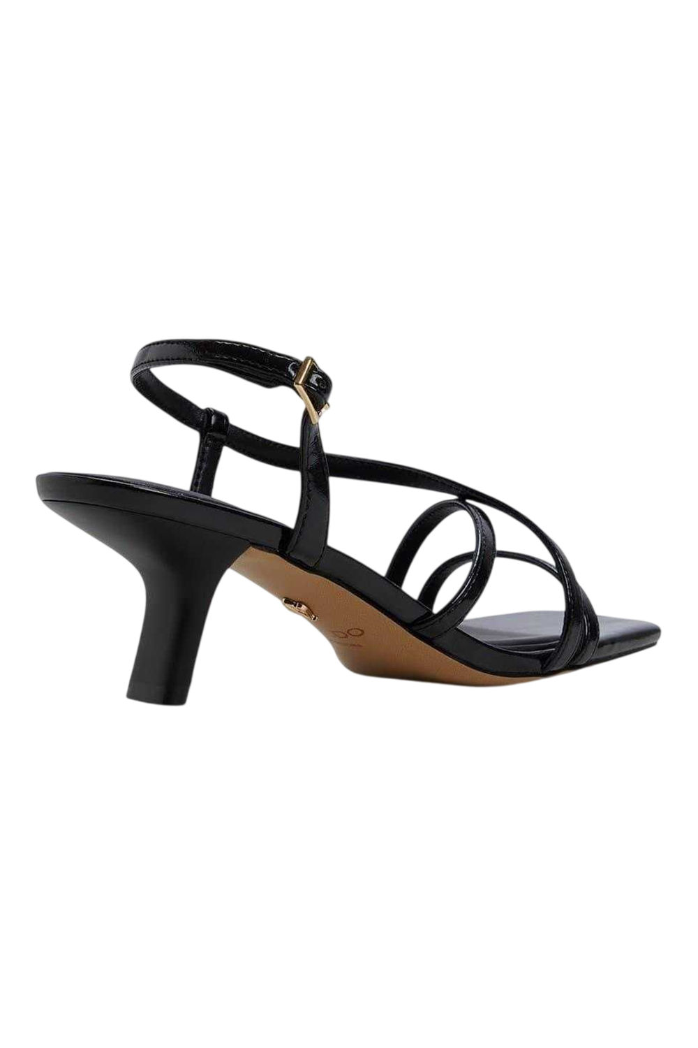 Black Lendacan Strappy Kitten Heel Sandals, Image 2 of 4