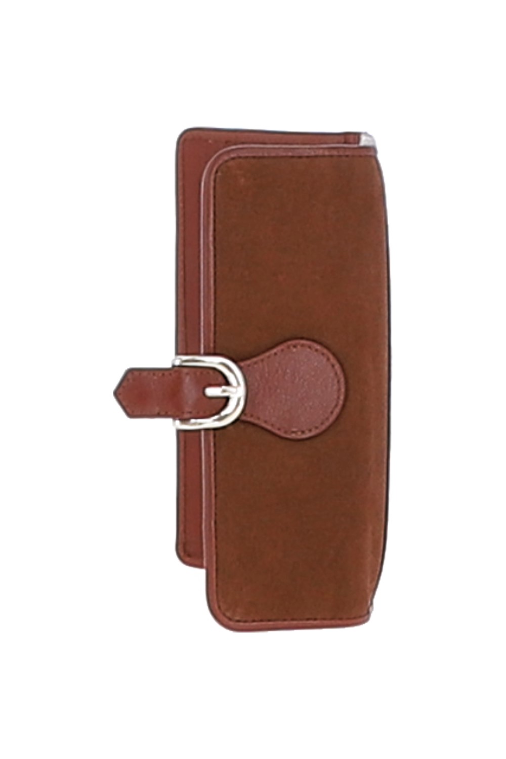 Tan 10 Card Suede Leather Purse, Image 2 of 4