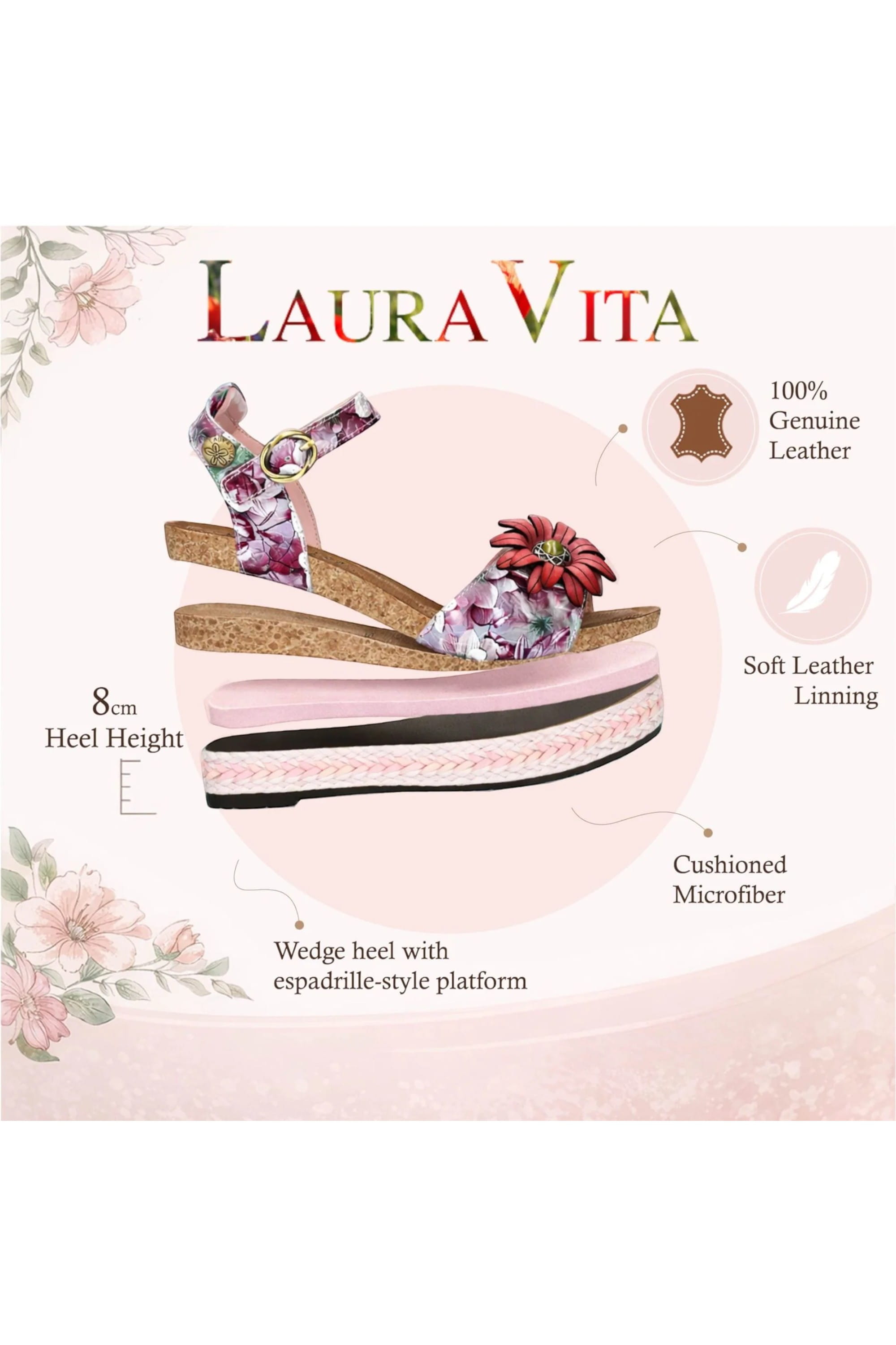 Purple Womens Durable Wedge Sandals-FACYO-75, Image 3 of 7