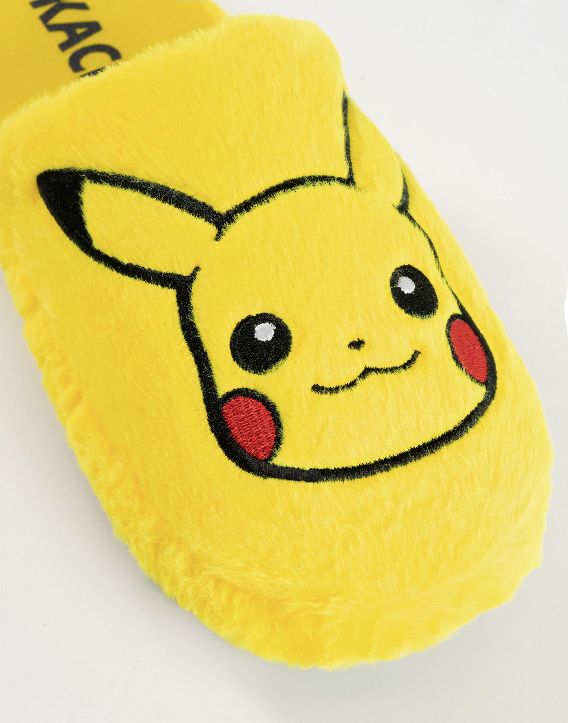 Yellow Pokemon Pikachu UK Slippers, Image 3 of 6