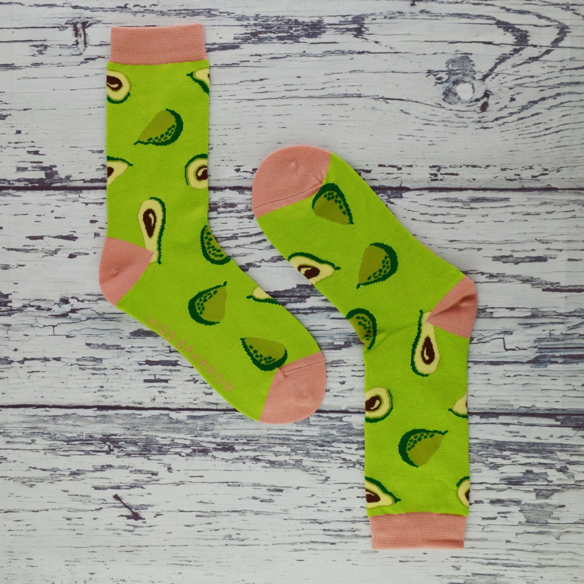 Green Novelty Funny Fruit Socks, Image 4 of 5