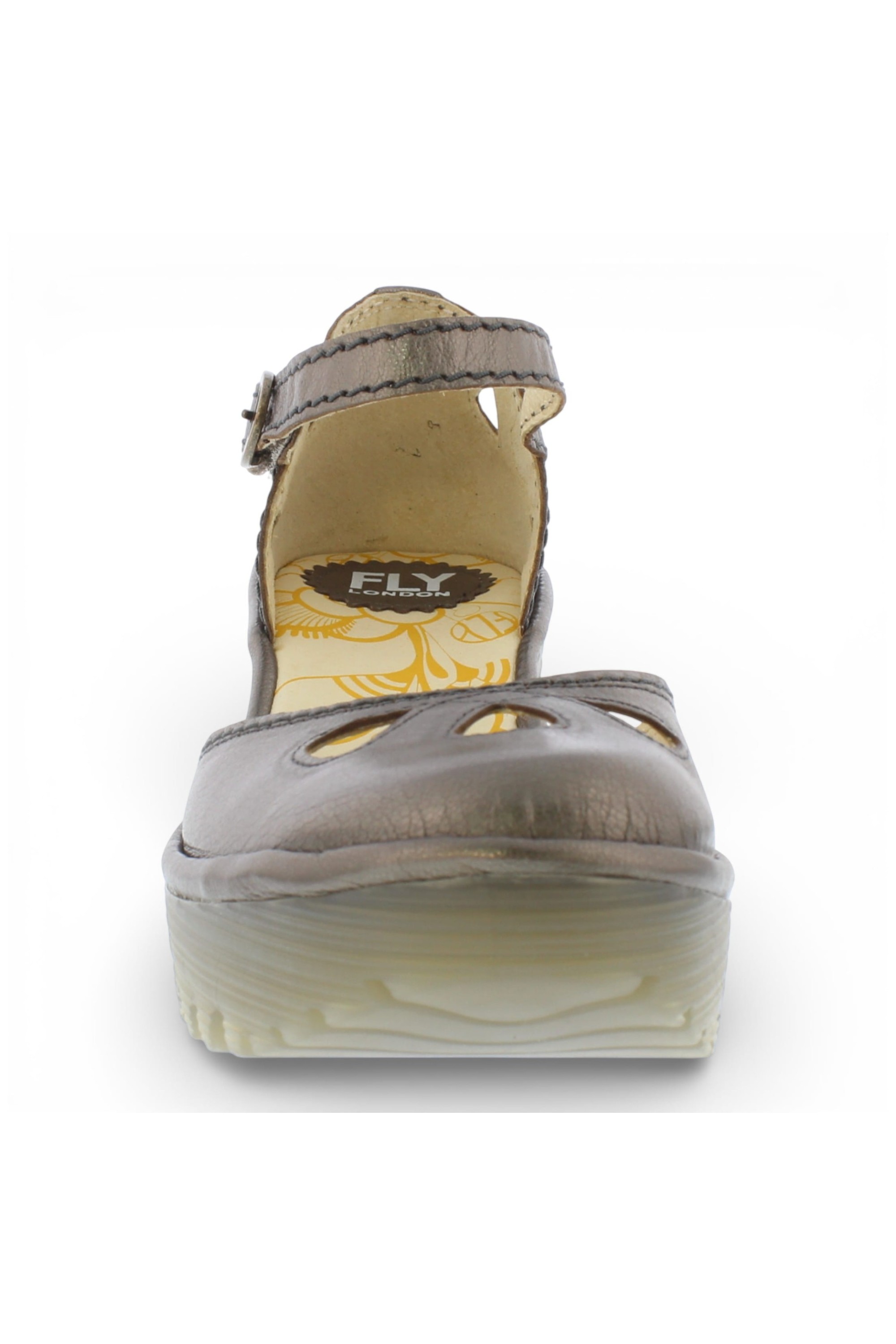 Brown Womens Contemporary Wedge Sandals -Yuna, Image 4 of 8