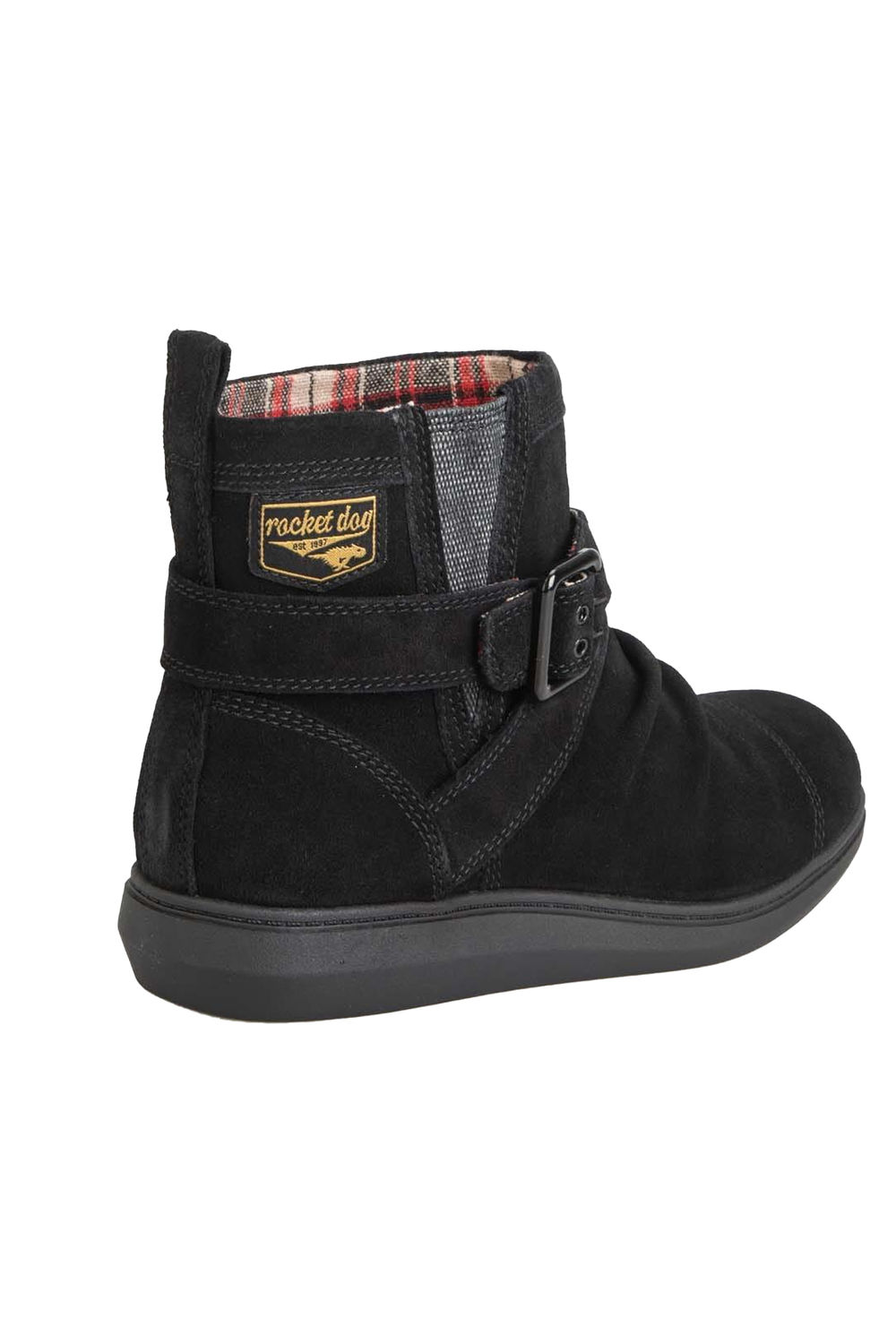 Black Mint Suede Ankle Boots, Image 2 of 4