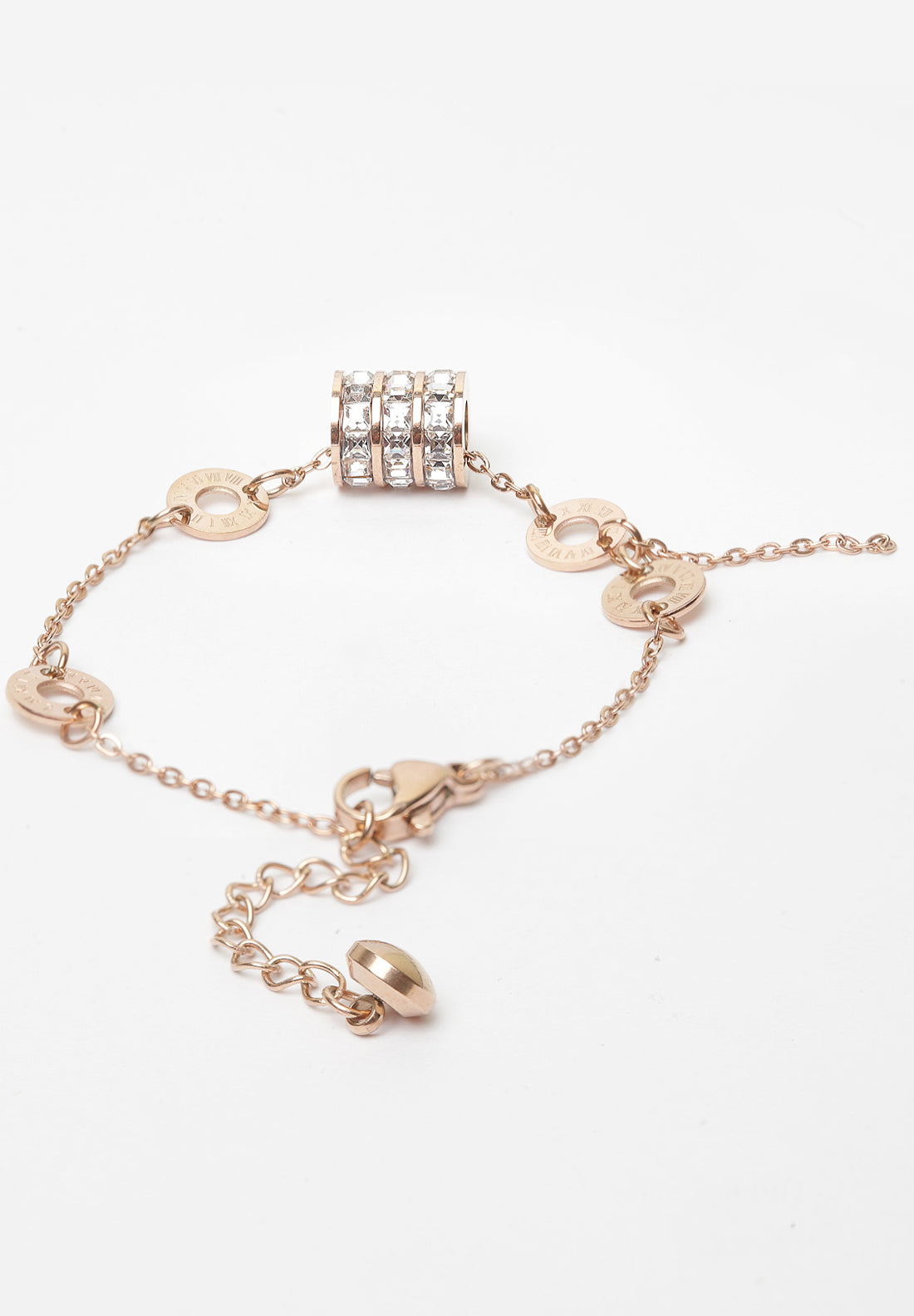 Gold Gold Plated Crystal Bracelet, Image 3 of 5