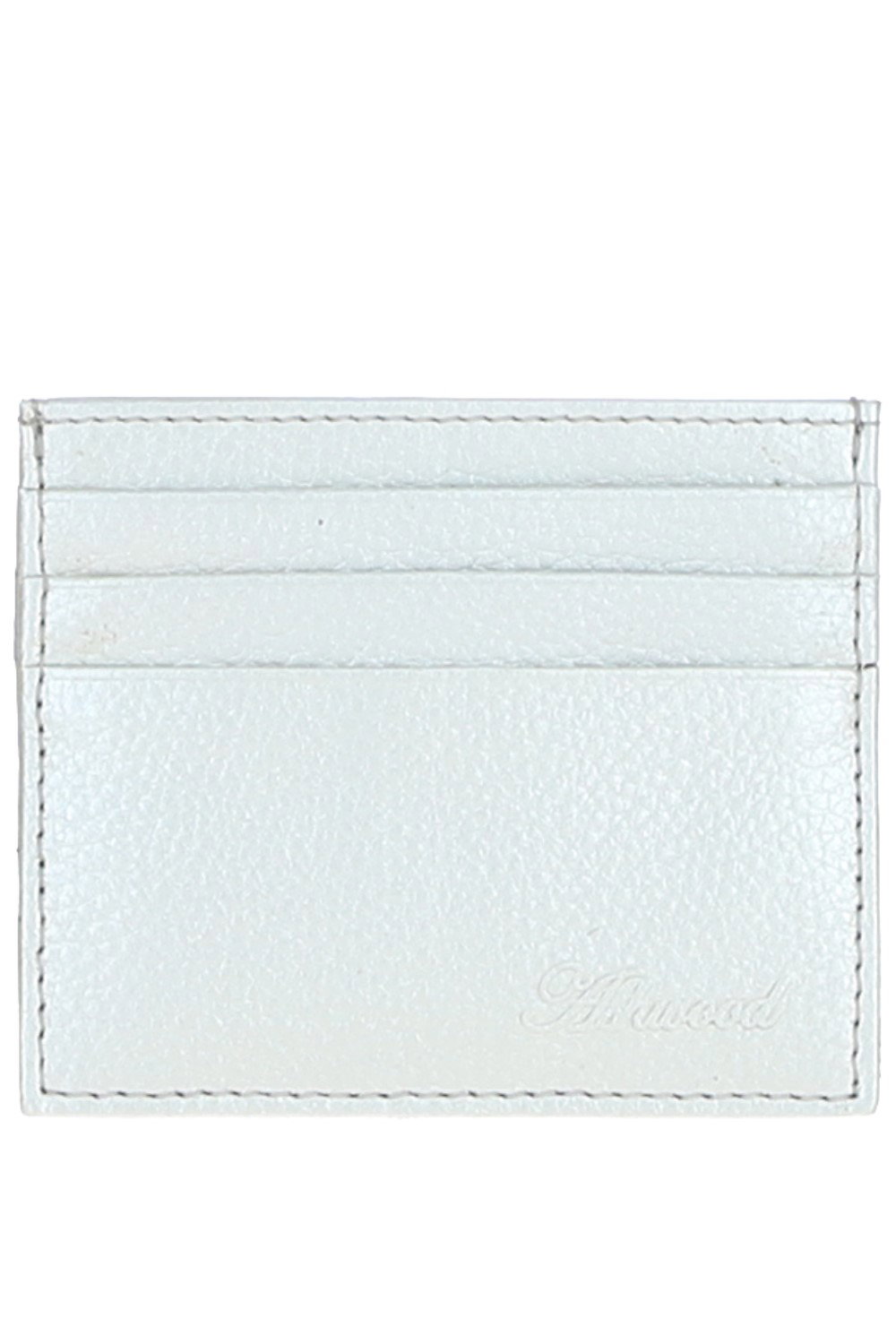 Silver Real Leather Card Holder & Key Ring Gift Set, Image 3 of 5