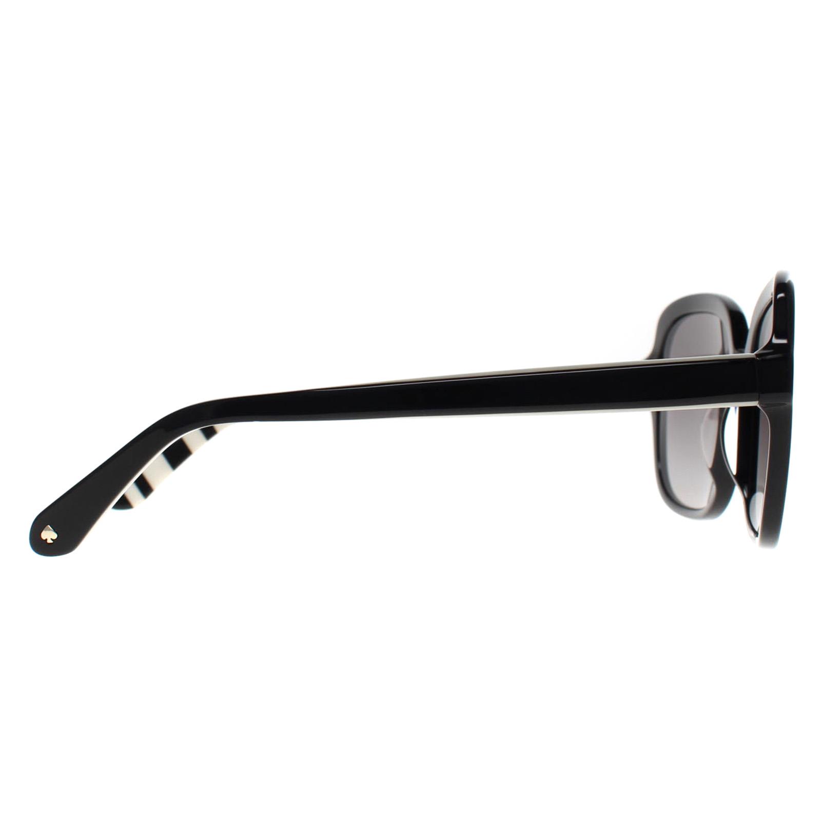 Black Kate Spade Black Square Black Grey Gradient Polarized Babbette/G/S, Image 4 of 4
