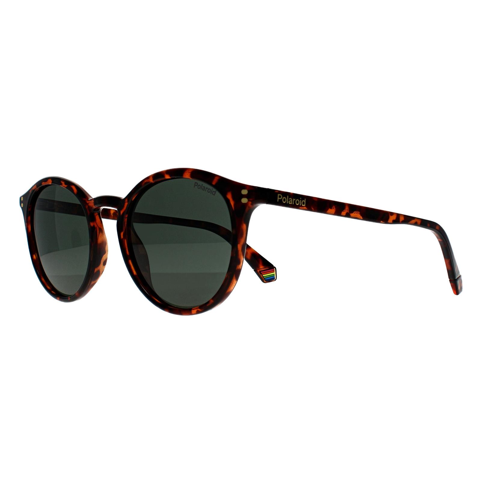 Brown Round Havana Green Polarized PLD 6233/S, Image 2 of 3