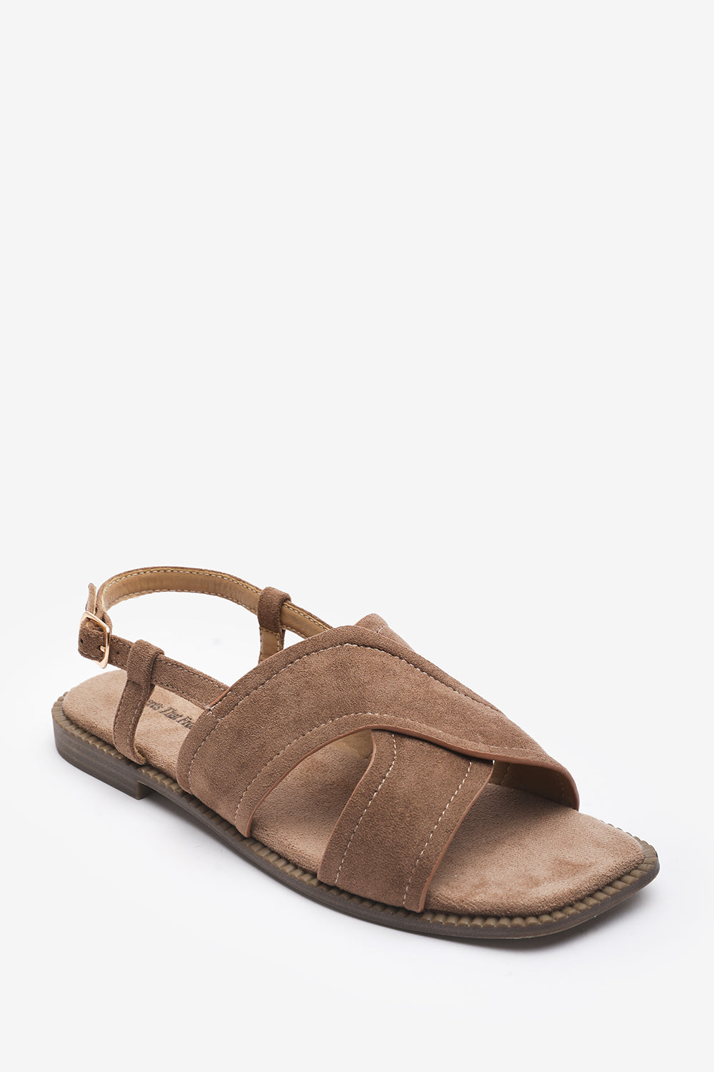 Camel Where's That From Camel Cavina Square Toe Slingback Sandals, Image 3 of 6