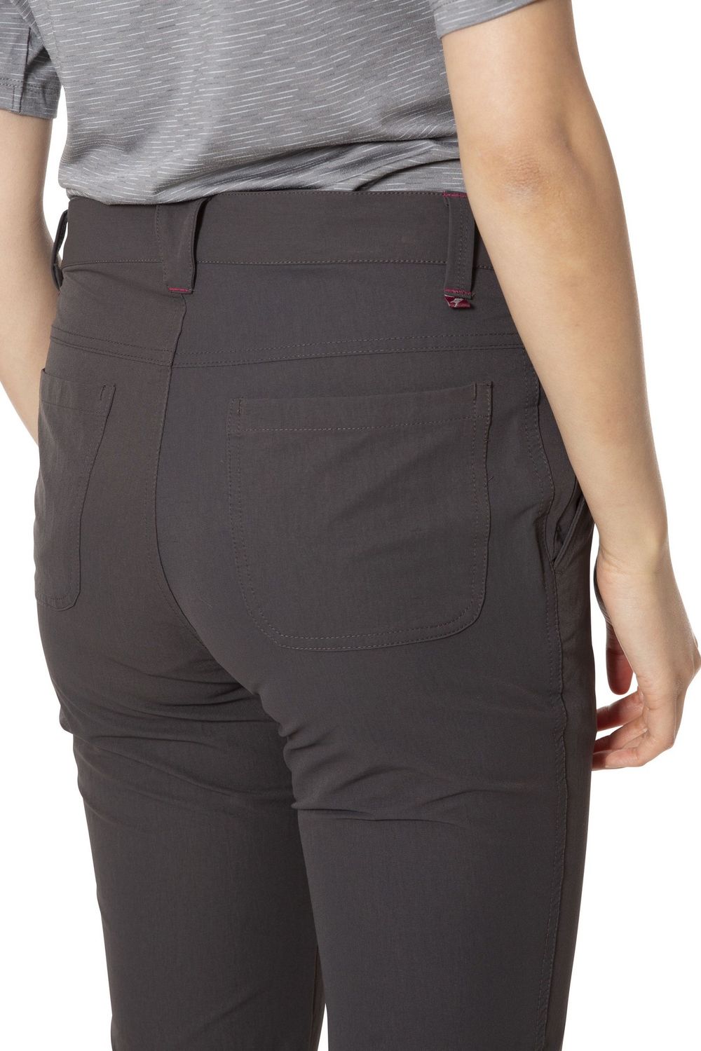 Dark Grey Zulu Cropped Trousers, Image 3 of 4