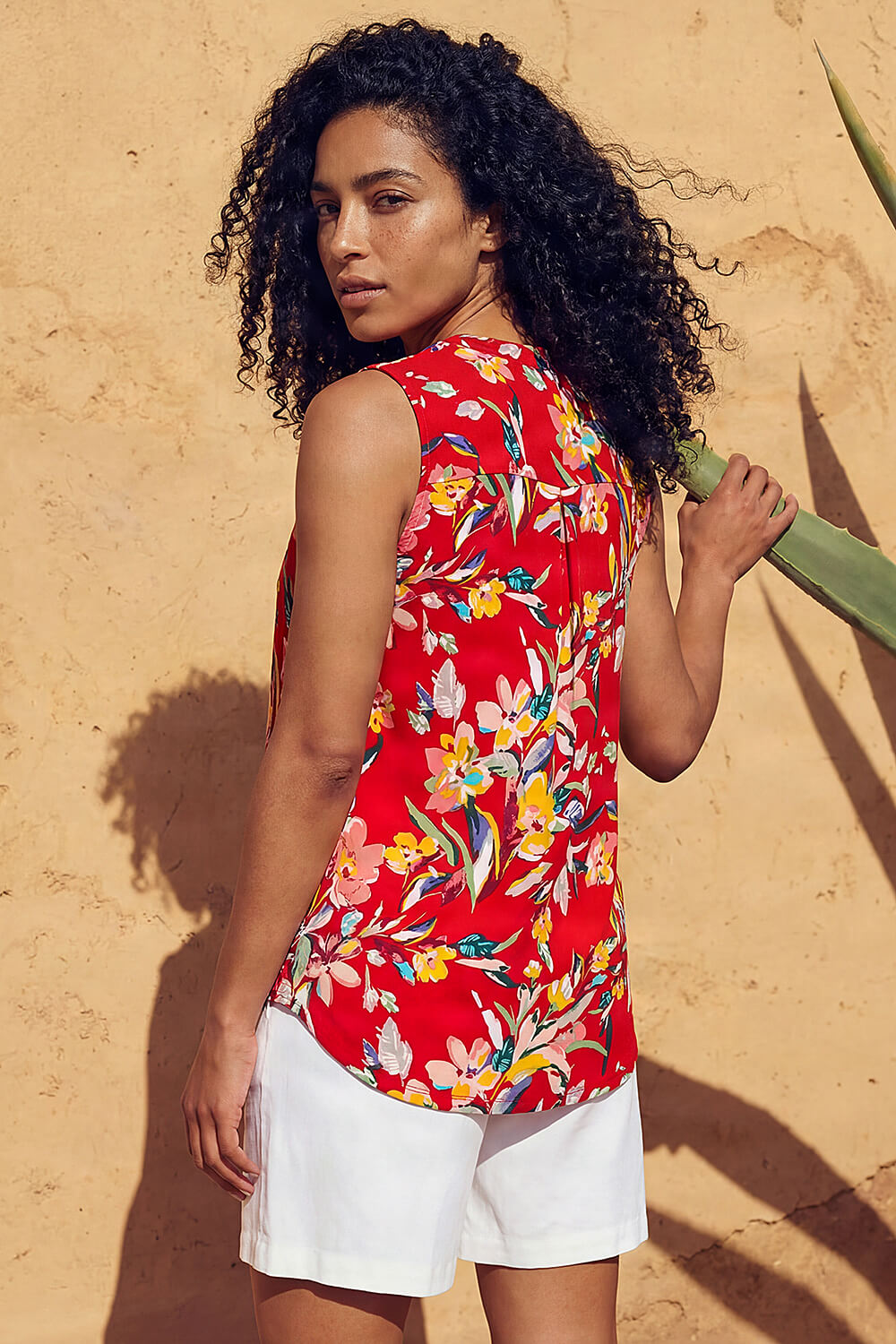 Red Floral ITY Top, Image 4 of 4